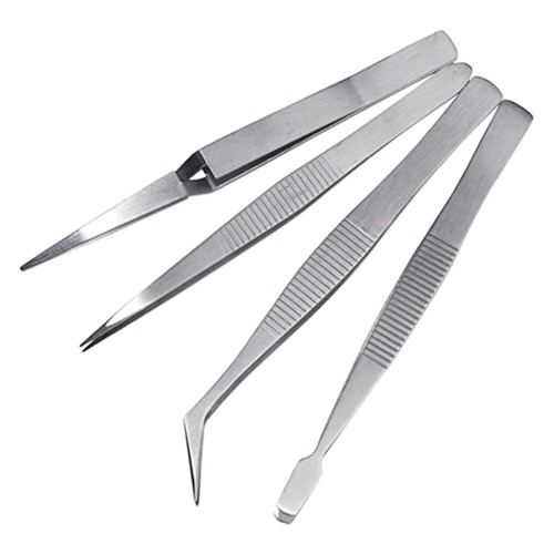 Pinzetten set teilig 115mm - pinzetten, 4-teilig