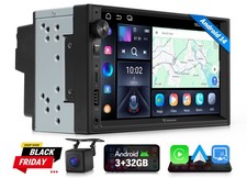 Eonon 7 Zoll Doppel 2DIN Android 14 Autoradio GPS Navi WiFi Bluetooth Navigation