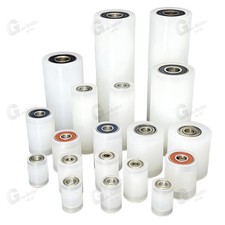 Weiß nylon rollen - rollen, mit