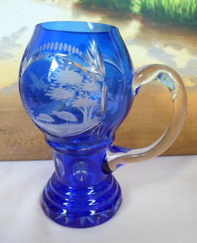 Bierkrug kräftiges blau - bierkrug,,