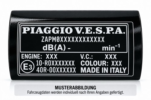 Typenschild aufkleber geeignet - aufkleber,
