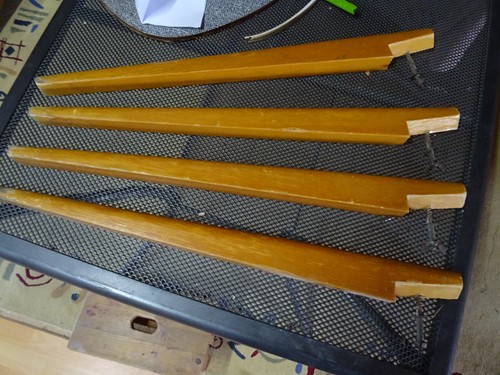 Tischbeine aus holz mit - 4,