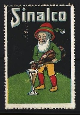 Reklamemarke sinalco zwerg - reklamemarke,
