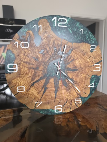 Handgefertigte wanduhr aus - handgefertigte,