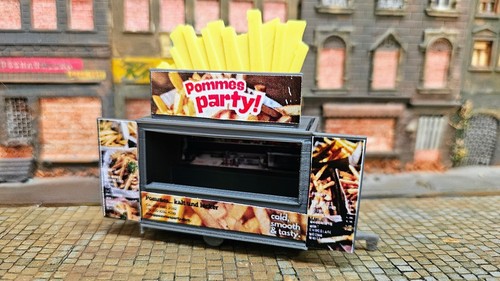 Kirmesbude pommes party - "pommes, bude