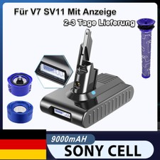 9000mAh Akku für Dyson V7 SV11 Motorhead Absolute V7 Animal Clean mit Anzeige