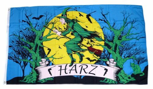 Flagge fahne harz hexe - /,