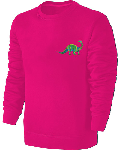 Kinder langhals dino stickerei - dino,