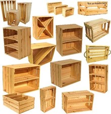 Dekokisten aus Holz Holzkiste Regalkiste Weinkiste Allzweckkiste Truhe