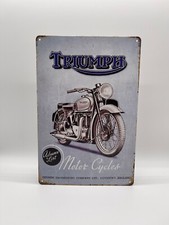 Blechschild Triumph  20x30cm