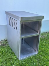 Gastro Edelstahl Arbeitsschrank Arbeitstisch offen HxBxT 73x40x70 cm (1)/B