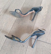 Jimmy Choo High Heel Stiletto Leder lieblings Sandaletten Oft Getragen Sammler