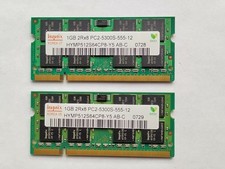 2 GB RAM Hynix  - 2x 1GB 2Rx8 PC2-5300S-555-12