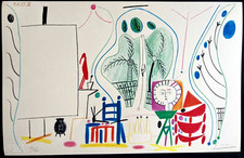 Pablo Picasso Lithographie COA