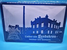 Landskron Bier Blechschild Brauerei Silhouette  ca. 20x30 cm ku89