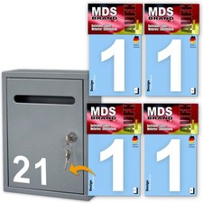 Design 10cm Zahlen Aufkleber |