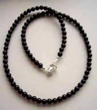 Turmalin Kette schwarz - 925