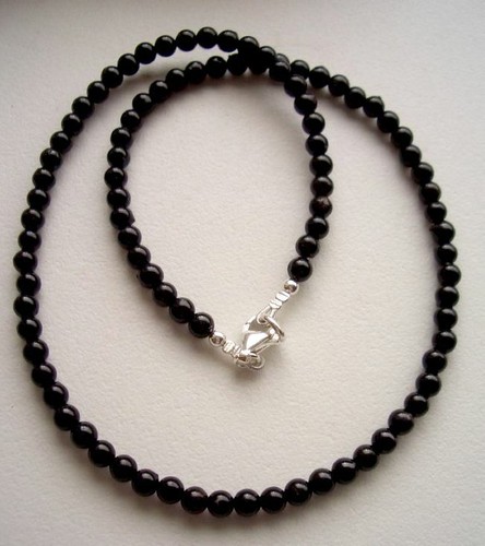 Turmalin kette schwarz - kette,