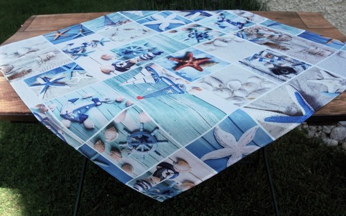 Tischdecke maritim patchwork - tischdecke,