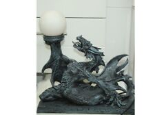 Tischleuchte Drachen Lampen Tisch Leuchte Lampen Figur Statue