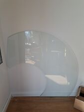 Kamin Glasbodenplatte 3/4-rund 101 cm