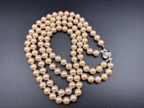 Elegante vintage perlenkette - vintage,