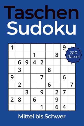Sudoku taschenbuch 200 - taschenbuch, a6,