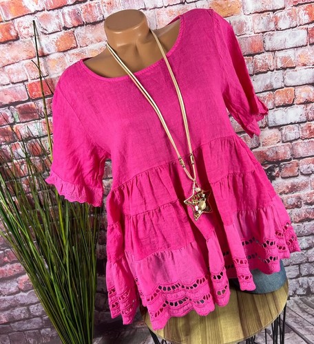 Bohemian pure linen tunic - bohemian,