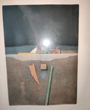 Karl Korab Original Farbradierung ? Lithographie?  handsigniert