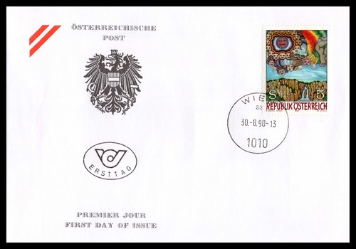 österreich fdc 1990 wien - Österreich,