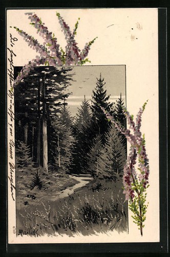 Künstler alfred mailick - künstler-ak,