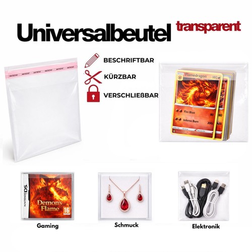 Cellophan universalbeutel - cellophan,