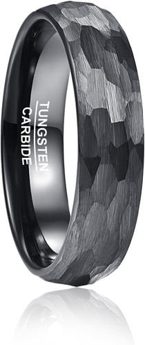 Wolfram ring herren schwarz - ring,