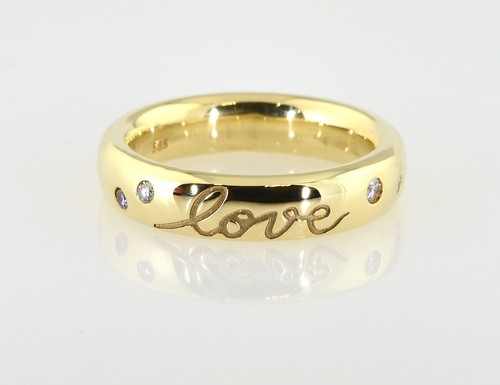 Diamant ring love 585 - ring, "love"