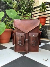 Leder Rucksack Laptoptasche