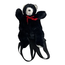 Rucksack schwarzer Teddy Bär