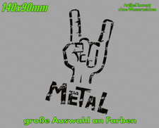 Pommesgabel Aufkleber Wacken