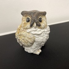 Schirmer Porzellanfigur Eule Bisquit - Schirmmarke