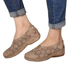 Damen Pantoletten Hausschuhe mit geschlossenen Zehen Bequem Flache Sandalen