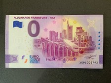 Null-0-Euro-Souvenir-Schein 2022-3 # Flughafen Frankfurt - FRA # XEPS