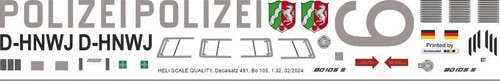 Decal 491 105cbs polizei - bo,