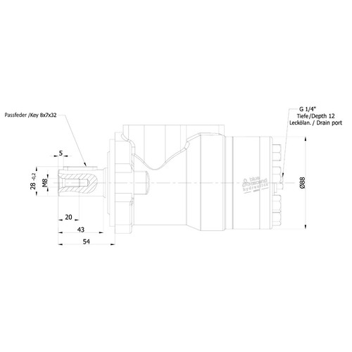 Hydraulikmotor ölmotor - hydraulikmotor,