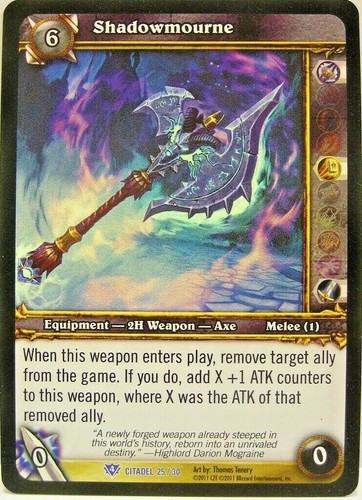 World warcraft tcg - world,