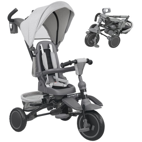 Dreirad 6in1 mit schubstange - dreirad,