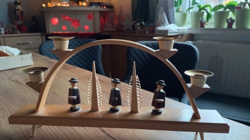 Ddr kerzenhalter mit kurrende - mit,