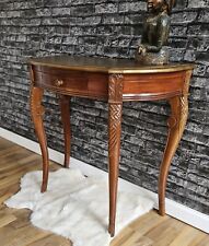 Konsolentisch Gold Wandtisch Nussbaum Extravaganter Tisch Gold Braun