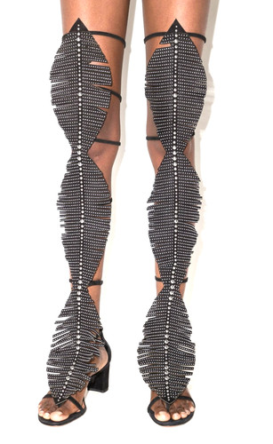 Alaïa studded feather - alaÏa,