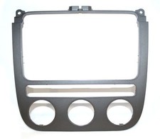 Blende VW Original Golf 5 1K Jetta A5 Abdeckung Edelstahl Dekor Klimatronic OEM