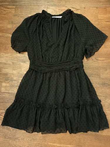 Zara damen kleid schwarz - zara,