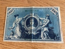 100 mark reichsbanknote - x,